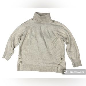 Michael Kors Cream Turtleneck Sweater Size M